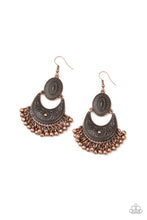 Load image into Gallery viewer, Paparazzi's Western Trails - Copper earrings
