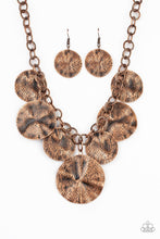 Load image into Gallery viewer, Paparazzi's Barely Scratched the Surface - Copper necklace
