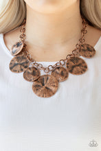 Load image into Gallery viewer, Paparazzi's Barely Scratched the Surface - Copper necklace
