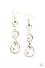 Load image into Gallery viewer, Paparazzi's Metro M - Gold earrings
