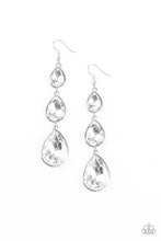 Load image into Gallery viewer, Paparazzi's Metro M - White earrings
