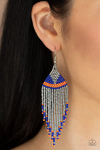 Load image into Gallery viewer, Paparazzi's BEADazzle Me - Silver Seed Beads earrings
