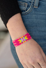 Load image into Gallery viewer, Paparazzi's Beaded Badlands - Pink Seed Bead bracelet - Pink bracelet

