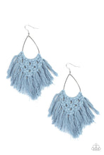 Load image into Gallery viewer, Paparazzi's Oh MACRAME, Oh My - Blue earrings
