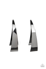 Load image into Gallery viewer, Paparazzi's Underestimated Edge - Black post earrings
