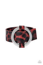 Load image into Gallery viewer, Paparazzi's Jungle Cat Couture - Red Urban bracelet
