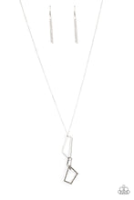 Load image into Gallery viewer, Paparazzi's Shapely Silhouettes - Silver necklace
