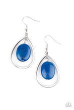 Load image into Gallery viewer, Paparazzi's Seasonal Simplicity - Blue earrings
