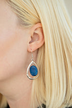 Load image into Gallery viewer, Paparazzi's Seasonal Simplicity - Blue earrings
