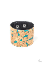 Load image into Gallery viewer, Paparazzi's Cork Congo - Blue Urban bracelet
