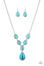 Load image into Gallery viewer, Paparazzi's Dewy Decadence - Blue necklace
