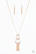 Load image into Gallery viewer, Paparazzi's As MOON As I Can - Rose Gold necklace
