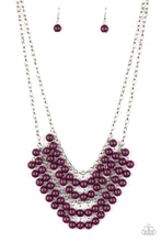 Load image into Gallery viewer, Paparazzi's Bubbly Boardwalk - Purple necklace

