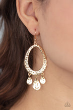 Load image into Gallery viewer, Paparazzi's Taboo Trinket - Gold hoop earrings
