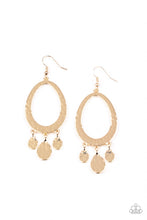 Load image into Gallery viewer, Paparazzi's Taboo Trinket - Gold hoop earrings
