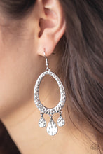 Load image into Gallery viewer, Paparazzi's Taboo Trinket - Silver earrings

