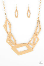 Load image into Gallery viewer, Paparazzi's Break The Mold - Gold necklace
