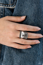 Load image into Gallery viewer, Paparazzi's Texture Tantrum - Silver ring (Fashion Fix)

