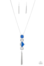 Load image into Gallery viewer, Paparazzi's STRIPE Up a Conversation - Blue necklace
