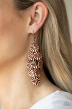 Load image into Gallery viewer, Paparazzi's Star Spangled Shine - Copper earrings
