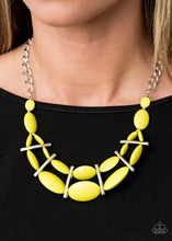 Load image into Gallery viewer, Paparazzi's Law of the Jungle - Yellow necklace
