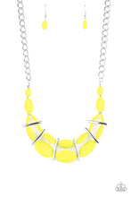 Load image into Gallery viewer, Paparazzi's Law of the Jungle - Yellow necklace

