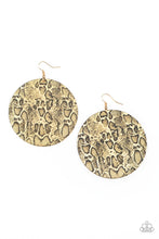 Load image into Gallery viewer, Paparazzi's Animal Planet -  Gold earrings
