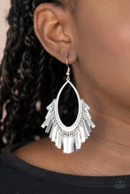 Load image into Gallery viewer, Paparazzi's Fine-Tuned Machine - Silver earrings
