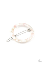 Load image into Gallery viewer, Paparazzi's In The Round - White Acrylic Hair Clip
