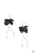 Load image into Gallery viewer, Paparazzi's Let's Keep It ETHEREAL - Black earrings
