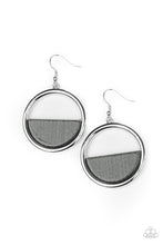 Load image into Gallery viewer, Paparazzi's Stuck In Retrograde - Silver Acrylic earrings
