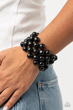 Load image into Gallery viewer, Paparazzi's Tiki Tropicana - Black wood bracelet
