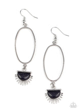 Load image into Gallery viewer, Paparazzi's SOL Purpose - Blue earrings
