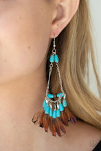 Load image into Gallery viewer, Paparazzi's Haute Hawk - Blue earrings
