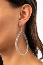 Load image into Gallery viewer, Paparazzi's Just ENCASE You Missed It - Black hoop earrings
