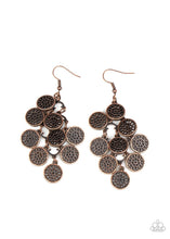 Load image into Gallery viewer, Paparazzi's Blushing Blooms - Copper earrings
