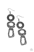 Load image into Gallery viewer, Paparazzi's Prehistoric Prowl - Black earrings
