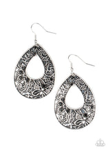Load image into Gallery viewer, Paparazzi's Botanical Butterfly - Black earrings
