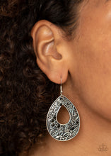 Load image into Gallery viewer, Paparazzi's Botanical Butterfly - Black earrings
