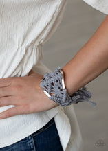Load image into Gallery viewer, Paparazzi's Macrame Mode - Silver bracelet
