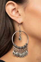 Load image into Gallery viewer, Paparazzi's Metallic Harmony - Silver hoop earrings
