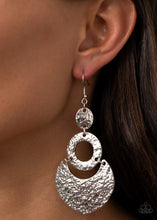 Load image into Gallery viewer, Paparazzi's Shimmer Suite - Silver earrings
