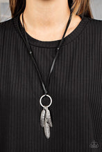 Load image into Gallery viewer, Paparazzi's Bird Watcher - Black Urban necklace
