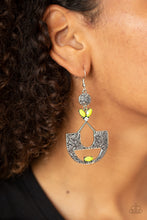 Load image into Gallery viewer, Paparazzi's Modern Day Mecca - Yellow earrings
