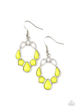 Load image into Gallery viewer, Paparazzi's It's Rude to STEER - Yellow earrings
