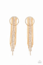 Load image into Gallery viewer, Paparazzi's Dazzle by Default - Gold earrings

