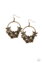 Load image into Gallery viewer, Paparazzi's Eden Essence - Brass earrings
