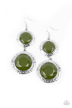 Load image into Gallery viewer, Paparazzi's Thrift Shop Stop - Green earrings
