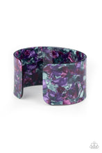 Load image into Gallery viewer, Paparazzi's Freestyle Fashion - Purple Acrylic bracelet
