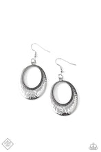 Load image into Gallery viewer, Paparazzi's Tempest Texture - Silver earrings (Fashion Fix)
